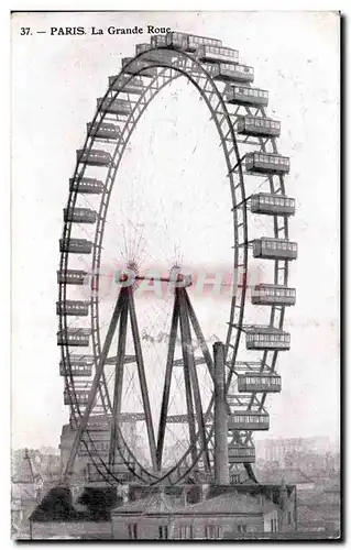 Cartes postales Paris La grande roue