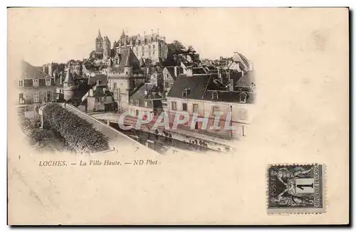 Cartes postales Loches La ville haute