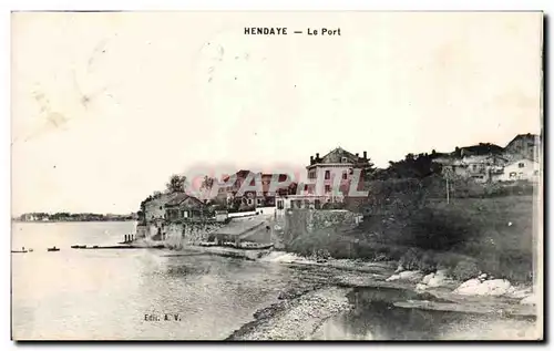 Cartes postales Hendaye Le port