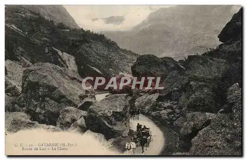 Cartes postales Gavarnie Roue de Luz le chaos