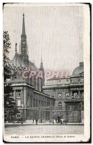 Ansichtskarte AK Paris La Sainte Chapelle (palais de justice)