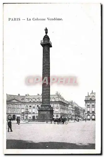 Cartes postales Paris La colonne Vendome