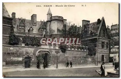 Cartes postales Paris Musee de Cluny