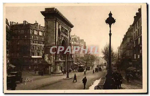 Ansichtskarte AK Paris La porte St Denis et les grands boulevards