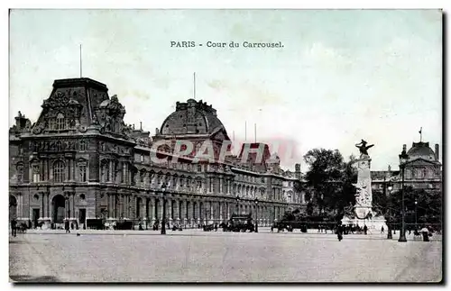 Cartes postales Paris Cour du Carrousel