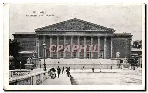 Cartes postales Paris Chambre des deputes