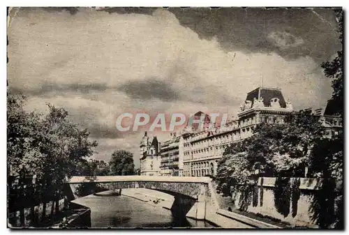 Ansichtskarte AK Paris Le petit pont et la caserne de la cite