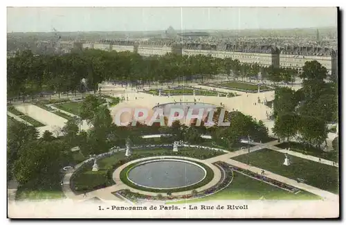 Cartes postales Paris Panorama La rue de Rivoli