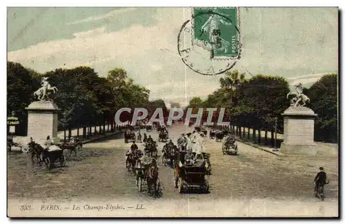 Cartes postales Paris Les Champs Elysees