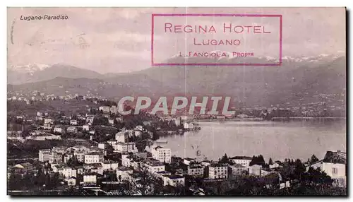 Cartes postales Italie Italia Lugano Paradiso