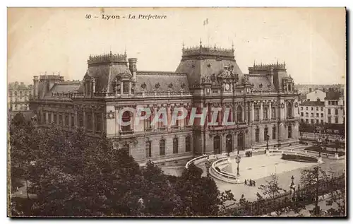 Cartes postales Lyon La prefecture