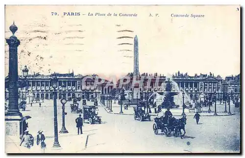 Cartes postales Paris Place de la Concorde