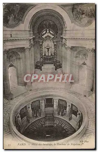 Cartes postales Paris Hotel des Invalides le tombeau de Napoleon 1er