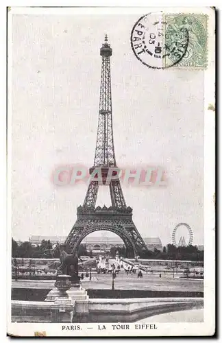 Cartes postales Paris Tour Eiffel