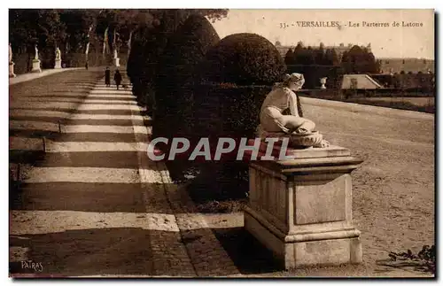 Ansichtskarte AK Versailles Les parterres de Latone