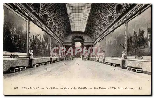 Cartes postales Versailles Le chateau Galerie des batailles