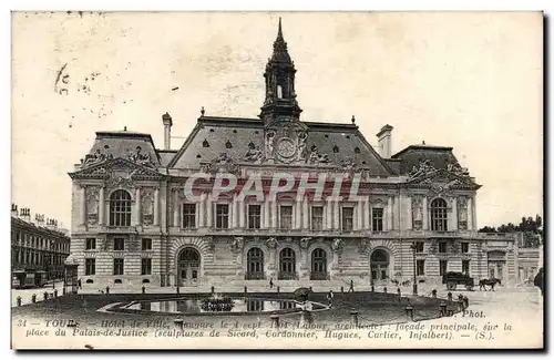 Cartes postales Tours Hotel de ville