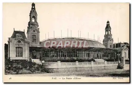 Cartes postales Pau Le palais d hiver