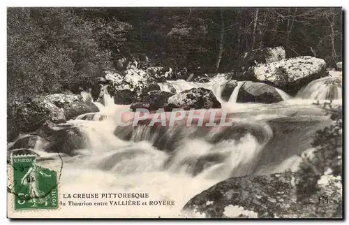 Cartes postales Creuse Thaurion entre Valliere et Royere