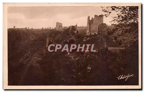 Cartes postales Crozant Vue d ensemble des ruines