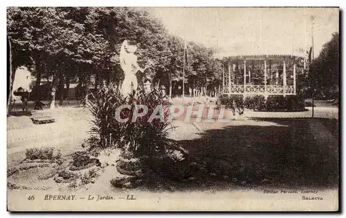 Cartes postales Epernay Le jardin