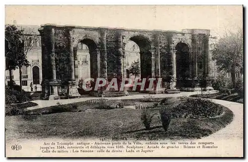 Cartes postales Reims Porte Mars