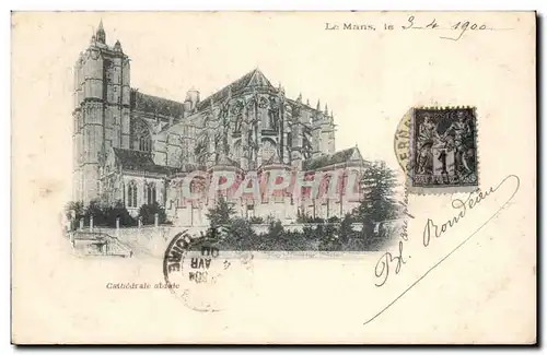 Cartes postales Le Mans Cathedrale