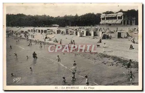 Cartes postales La Rochelle la plage