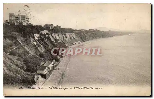 Cartes postales Biarritz La cote basque Villa Helianthe