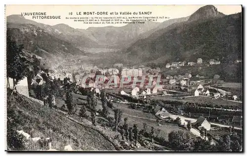 Cartes postales Le Mont Dore et la vallee du Sancy