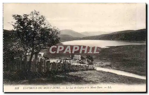 Ansichtskarte AK Environs du Mont Dore Le lac de Guery et le Mont Dore