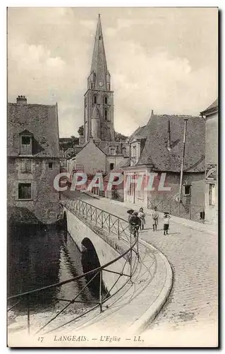 Cartes postales Langeais L eglise