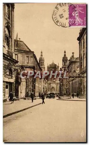 Ansichtskarte AK Nancy Cathedrale et rue Maurice Barres