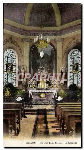 Cartes postales Verdun Hopital Saint Nicolas La chapelle