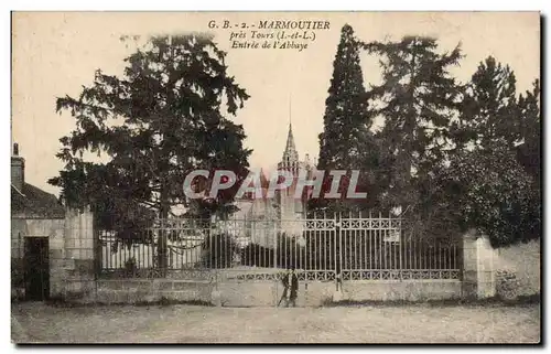 Ansichtskarte AK Marmoutier pres Tours Entree de l abbaye