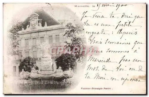 Cartes postales Marseille Fontaine Estrangin Pastre