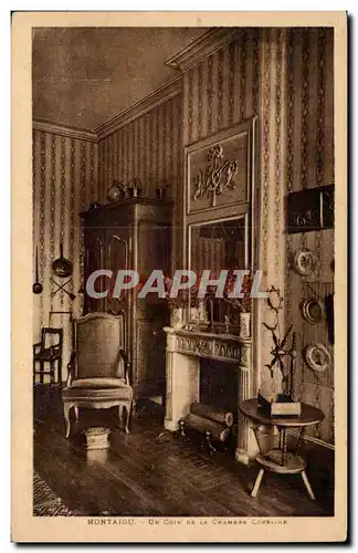 Cartes postales Monaigu Un coin de la chambre Lorraine