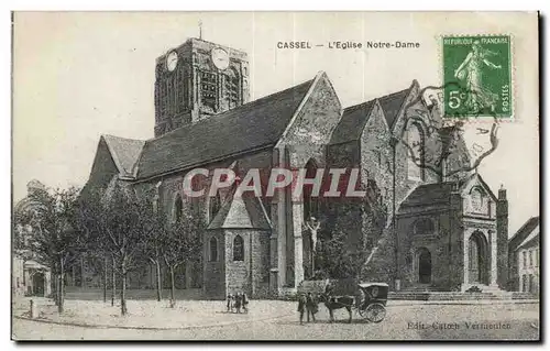 Cartes postales Cassel Eglise Notre Dame