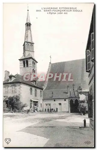 Cartes postales Saint Pourcan sur Sioule L eglise