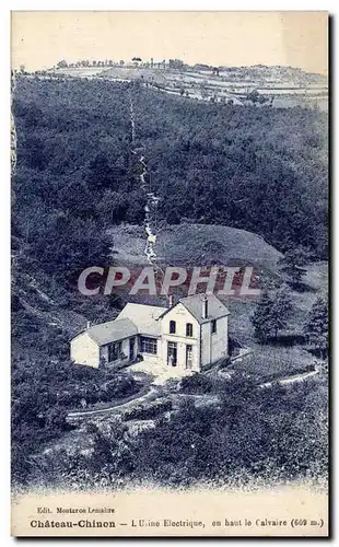 Cartes postales Chateau Chinon L usine electrique