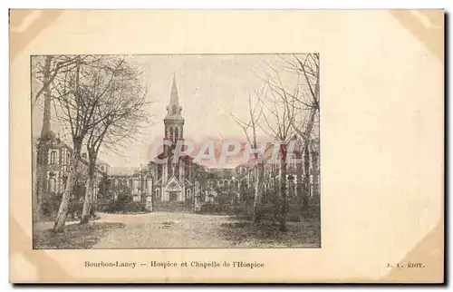 Cartes postales Bourbon Lancy Hospice et chapelle de l hospice