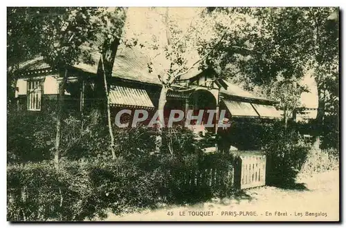 Cartes postales Le Touquet Paris Plage En foret Les bengalos