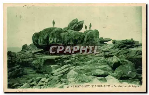 Cartes postales Saint Guenole Penmarch Les oreilles de lapin