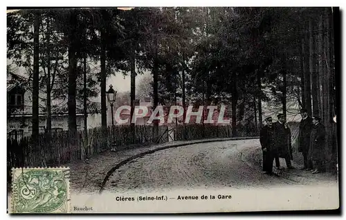 Cartes postales Cleres Avenue de la gare