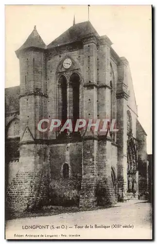 Cartes postales Longpont Tour de la basilique