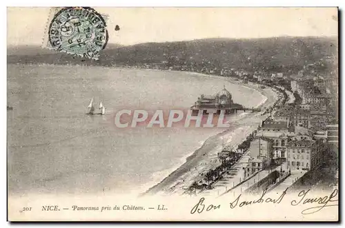 Cartes postales Nice Panorama pris du chateau