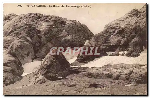 Cartes postales Gavarnie La borne de Tuquerouge