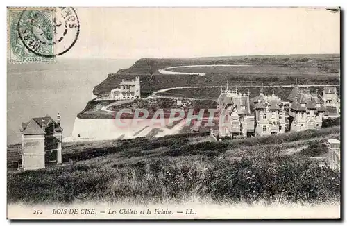 Cartes postales Bois de Cise Les chalets et la Falaise