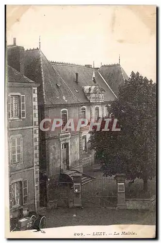 Cartes postales Luzy la mairie