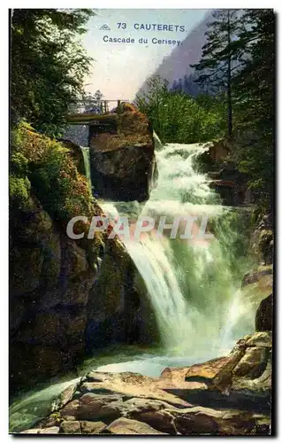 Cartes postales Cauterets Cascade du Cerisey